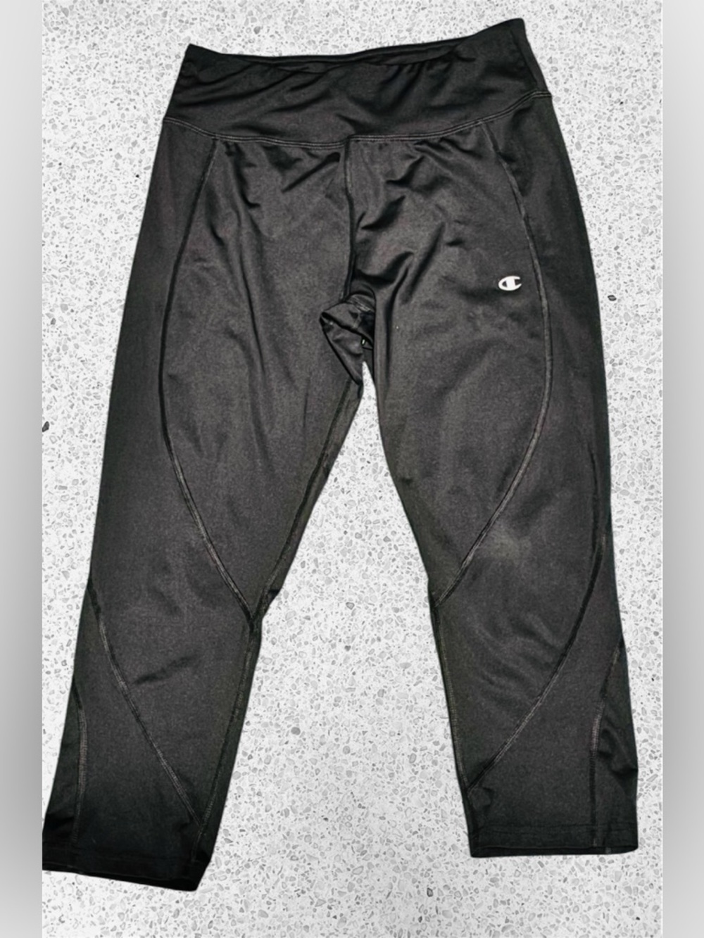 Champion Black Shine Capri Leggings